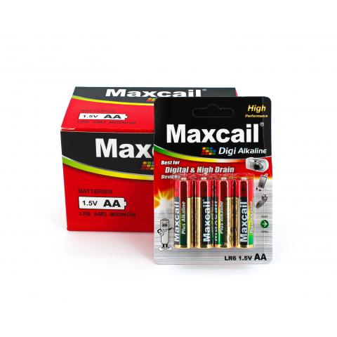 Батарейка AA 1.5В  Maxcal Alkaline 4шт