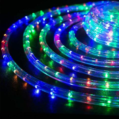Ghirlandă tub LED 10m color p/u exterior