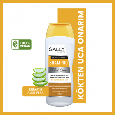 Шампунь Sally Professional Series Total Care для сухих и поврежденных волос 400 мл