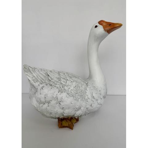 Садовая декоративная фигурка Гусь, h-24cm