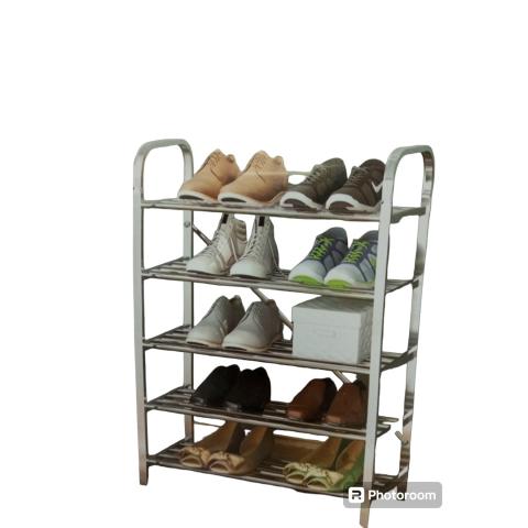 Полка для обуви метал 5 уровня 84x55x25см