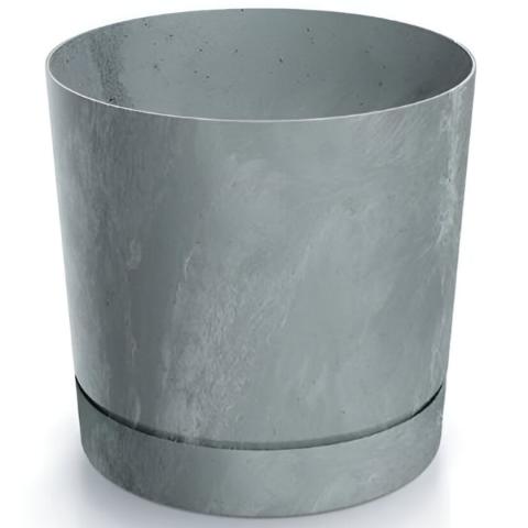  Горшок цветочный TUBO BETON EFFECT. d-17.8cm/3.2L