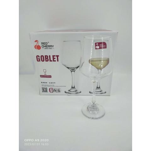 Бокал стекло 430мл набор 6шт RED CHERRY