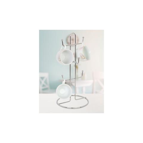 Подставка для 6 чашек, хромированый металл