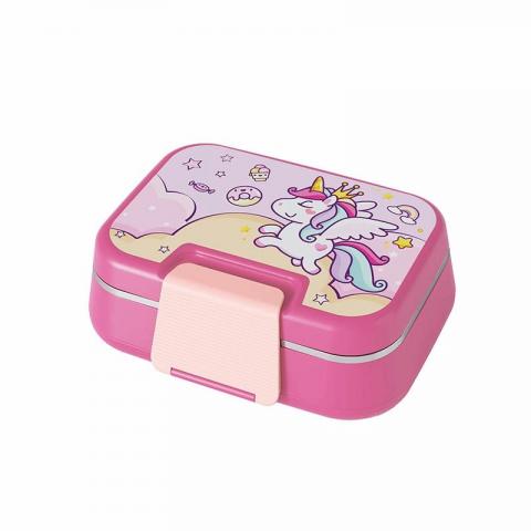 Ланч-бокс c разделами и приборами HAPPY 1030мл