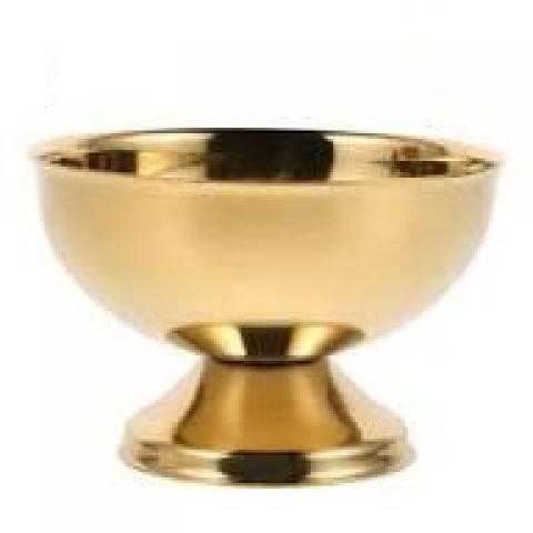 Креманка золото. Нержавеющая сталь d-17см