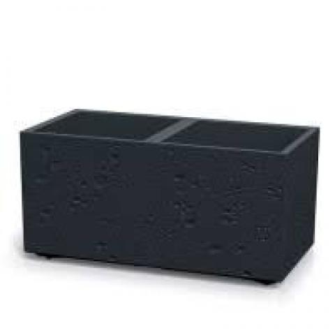 Горшок цветочный SIERRA SQUARE BETON EFFECT. 58X29X29cm/26.2l