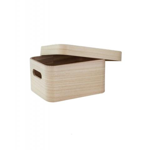 Ящик деревянный с крышкой NORWAY 21х15,5х10см