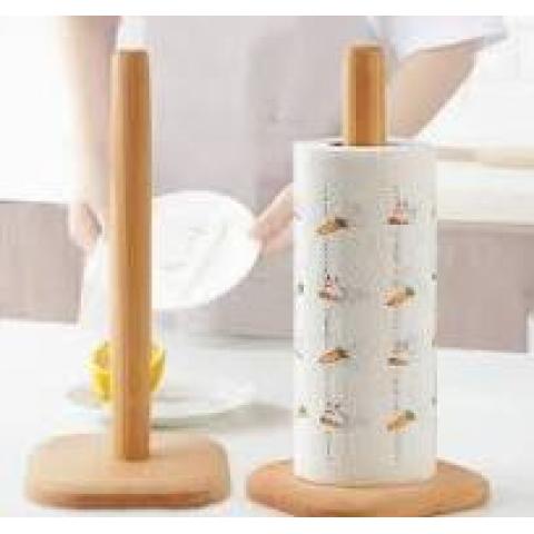 Держатель для бумажных полотенец (бамбук) 12x28cm