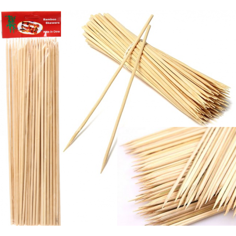 Палочки для шашлыка бамбук 30см 100шт