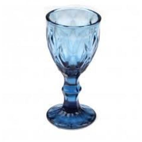 Рюмка цветное стекло BLUE, набор 6 штук