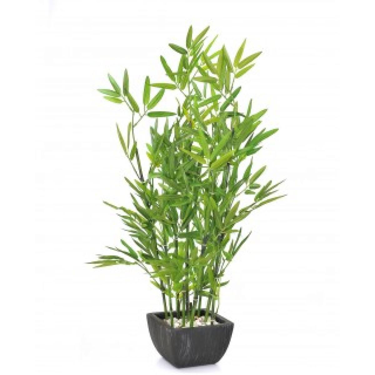 Floare artificiala Bambus in teracota neagra 75cm