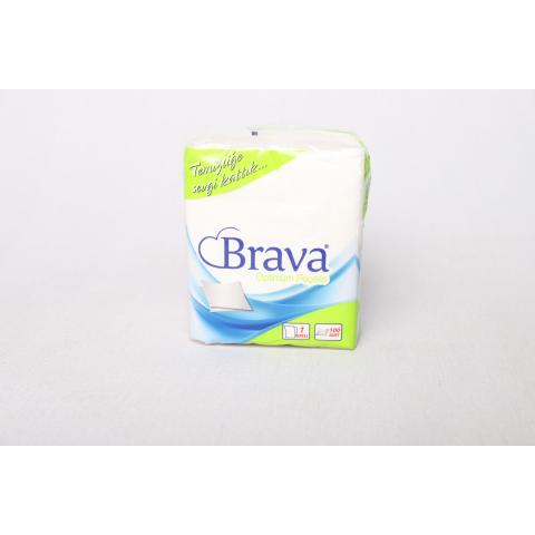 Салфетки бумажные "Brava Extra" 100шт