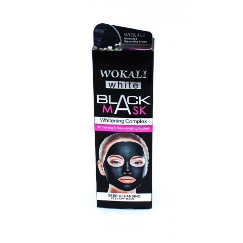 Крем маска для лица черная 130мл Wokali