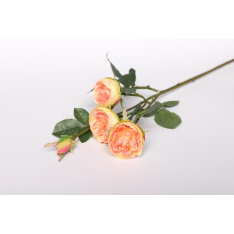 Цветы искуственные Розы 55см 5 бут.