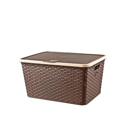 Корзина с крышкой 38 литров