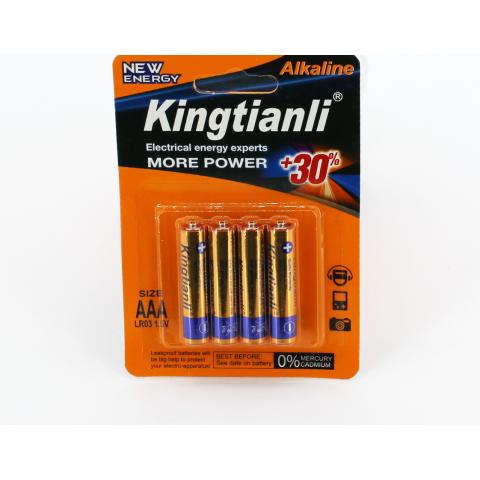 Батарейка AAA 1.5В KINGTIANLI 4шт