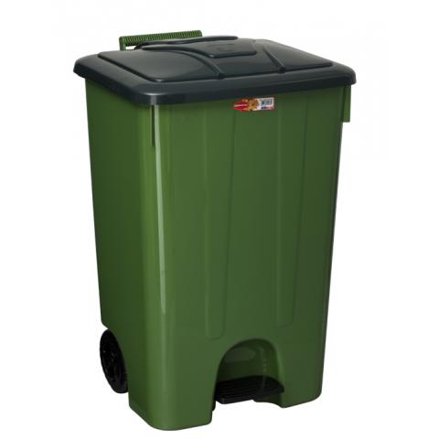 Ведро-контейнер для мусора с педалью 85л Senyayla