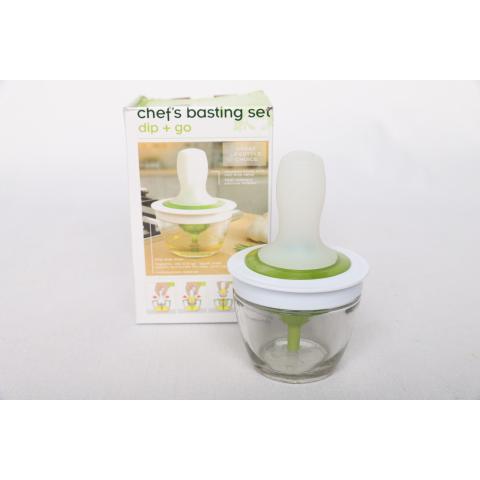 Подставка с щеткой для масла