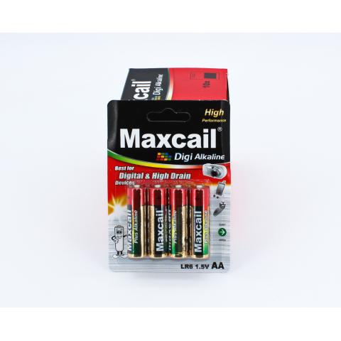 Батарейка AA 1.5В  Maxcal Alkaline 4шт