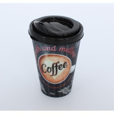 Стакан пластик для кофе 400мл Titiz