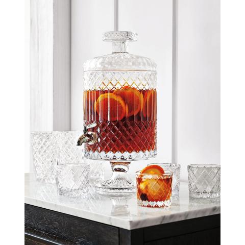 Диспенсер на ножке для напитков с краником 