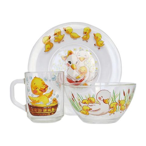 Набор  детской посуды для завтрака УТЯТА 3 предмета