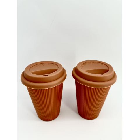 Cana ceramica cu capac
